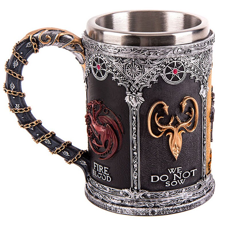 Game of Thrones Beer Mug Steel Drinkware