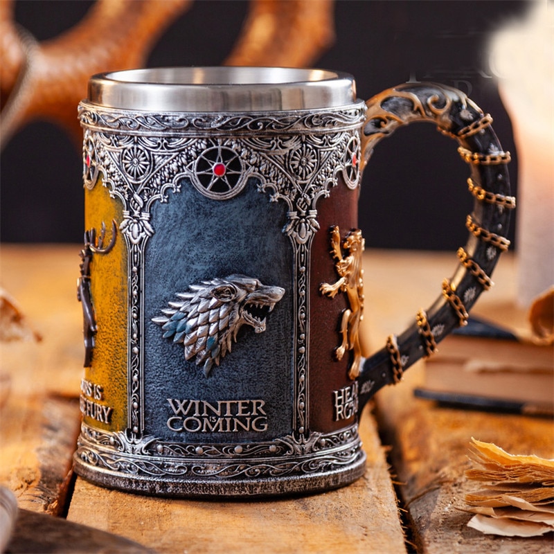 Game of Thrones Beer Mug Steel Drinkware