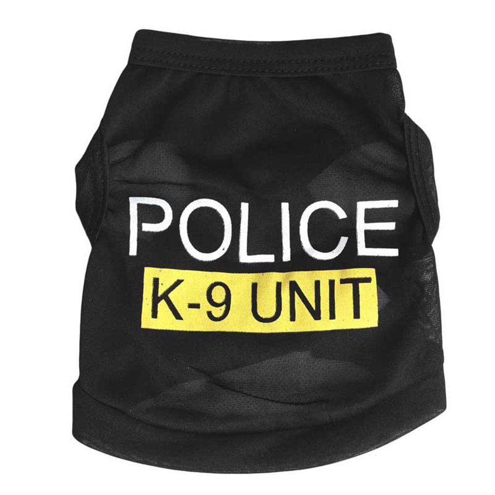 Dog Cop Costume Pet Cosplay Vest