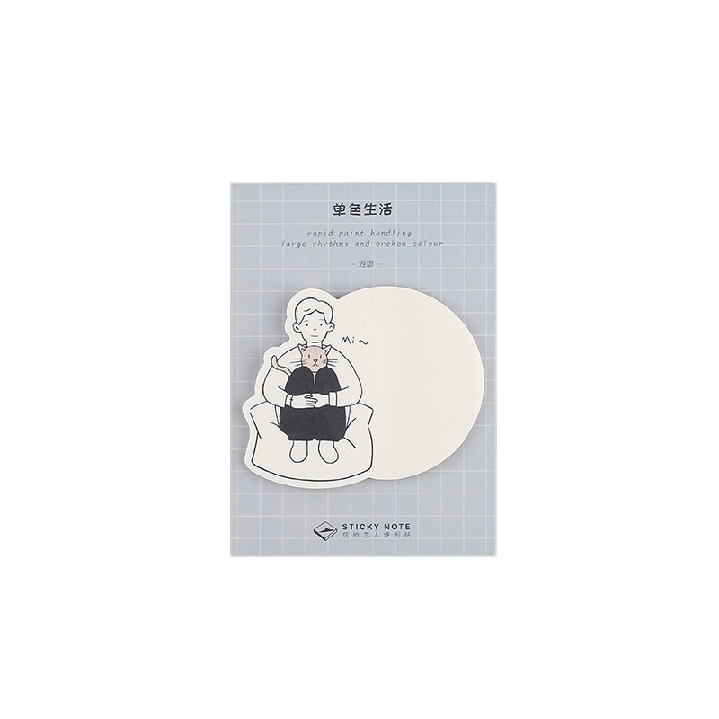 Kawaii Memo Pad Sticky Notes (30 Sheets)