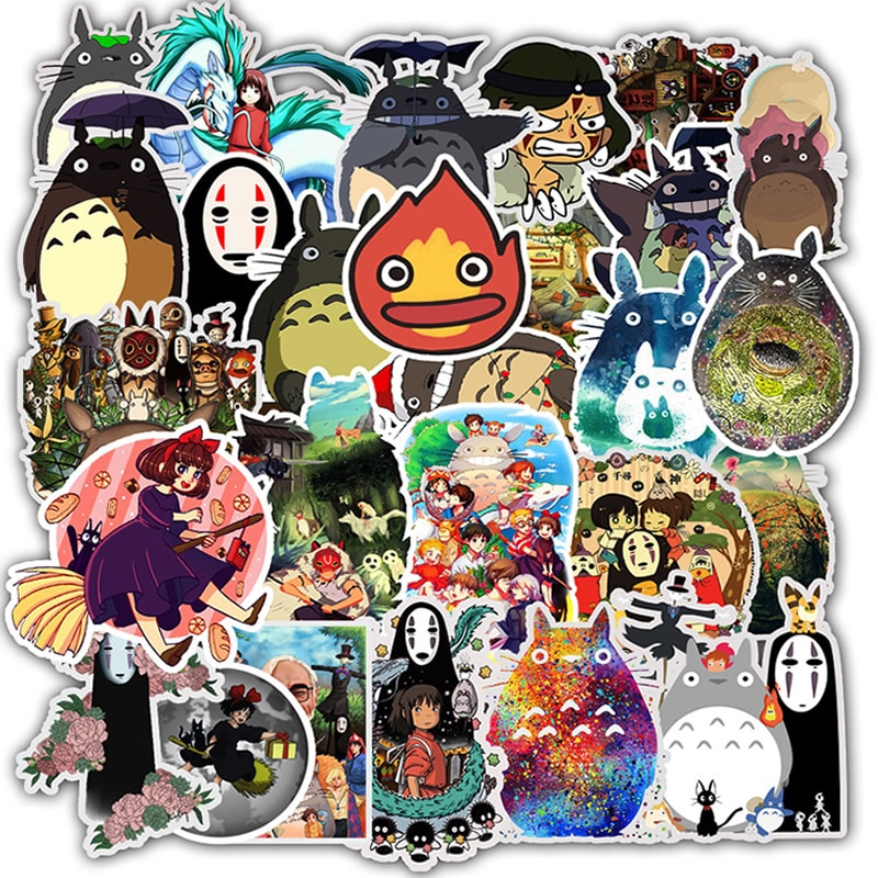 Studio Ghibli Stickers PVC Decals (50pcs)