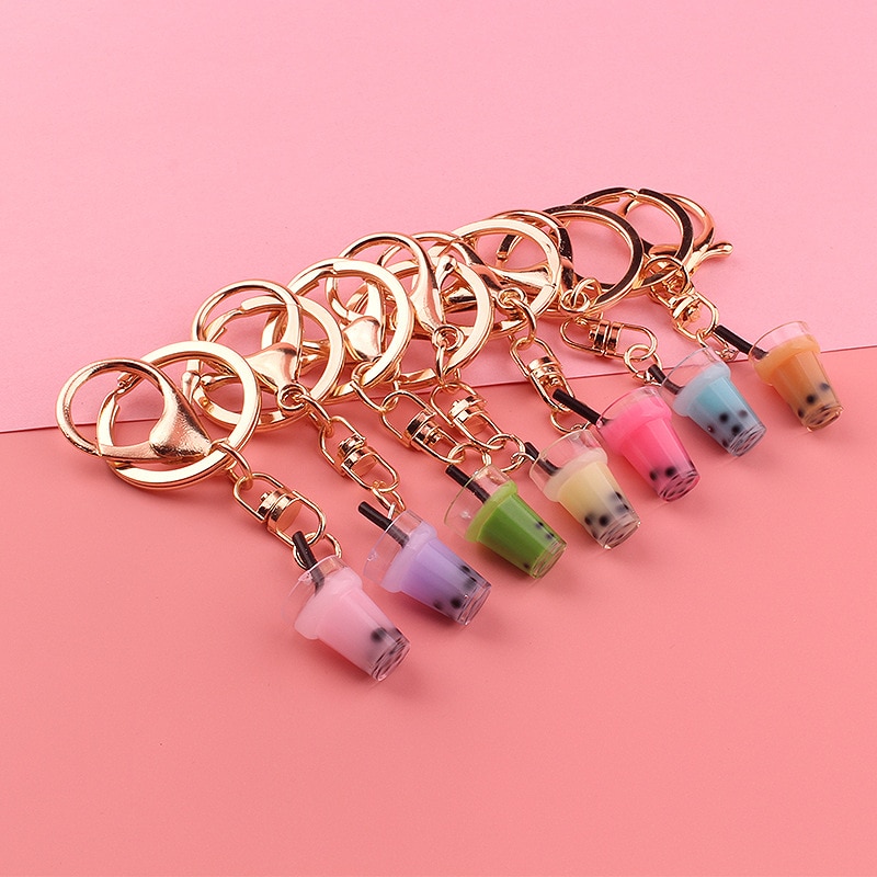 Bubble Tea Keychain Mini Accessory