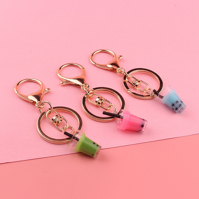 Bubble Tea Keychain Mini Accessory