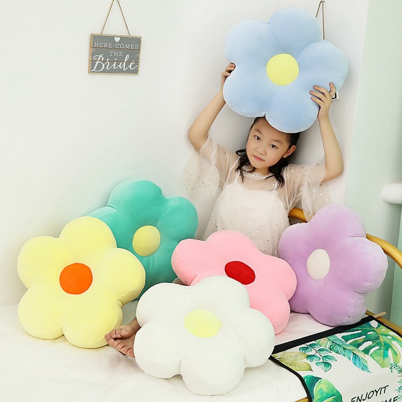 Soft Flower Shaped Pillow Cushion