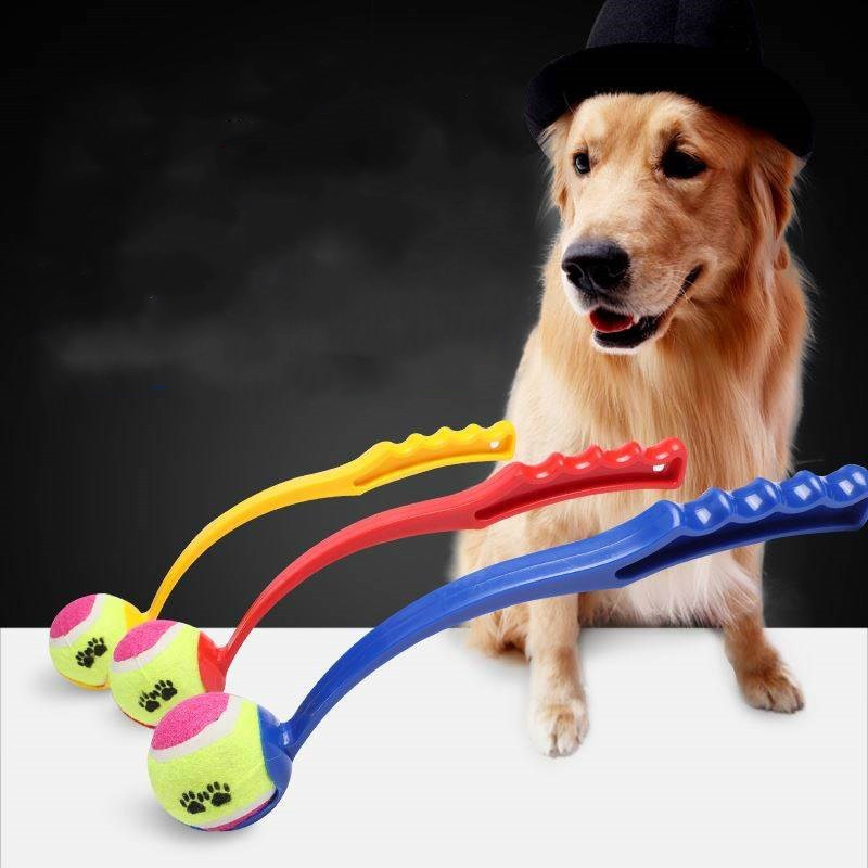 Dog Ball Thrower Stick Fetch Toy