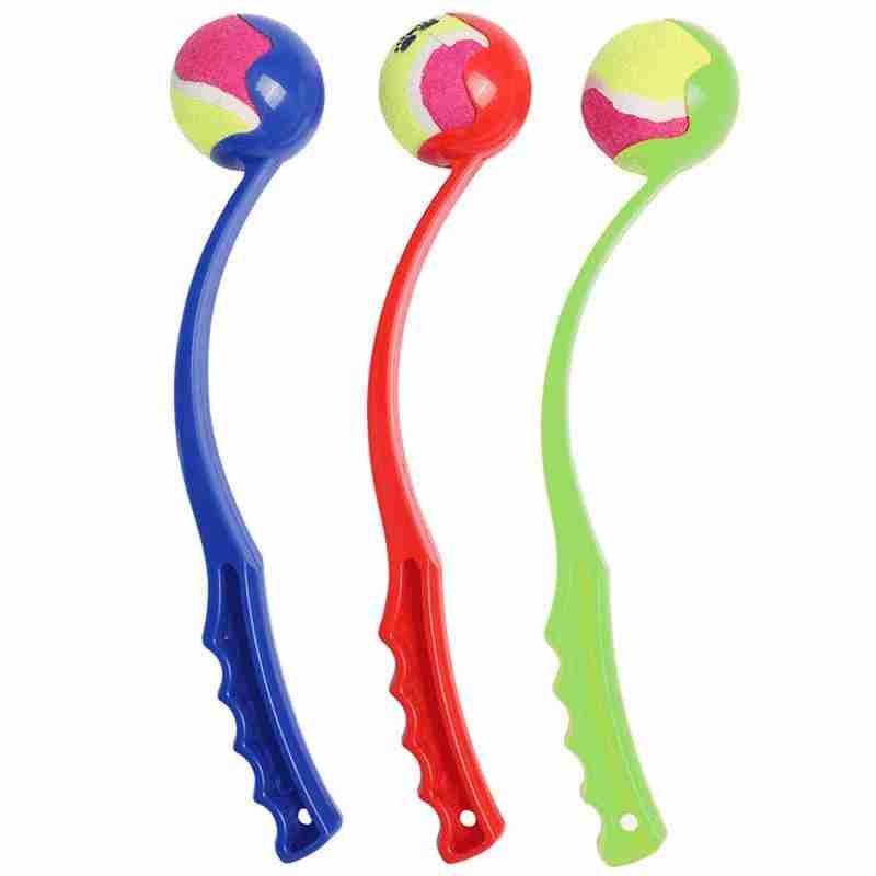 Dog Ball Thrower Stick Fetch Toy