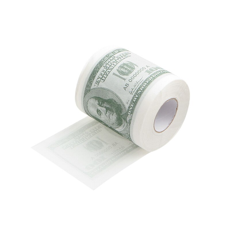 Toilet Paper Money Roll Funny 2Ply Tissue