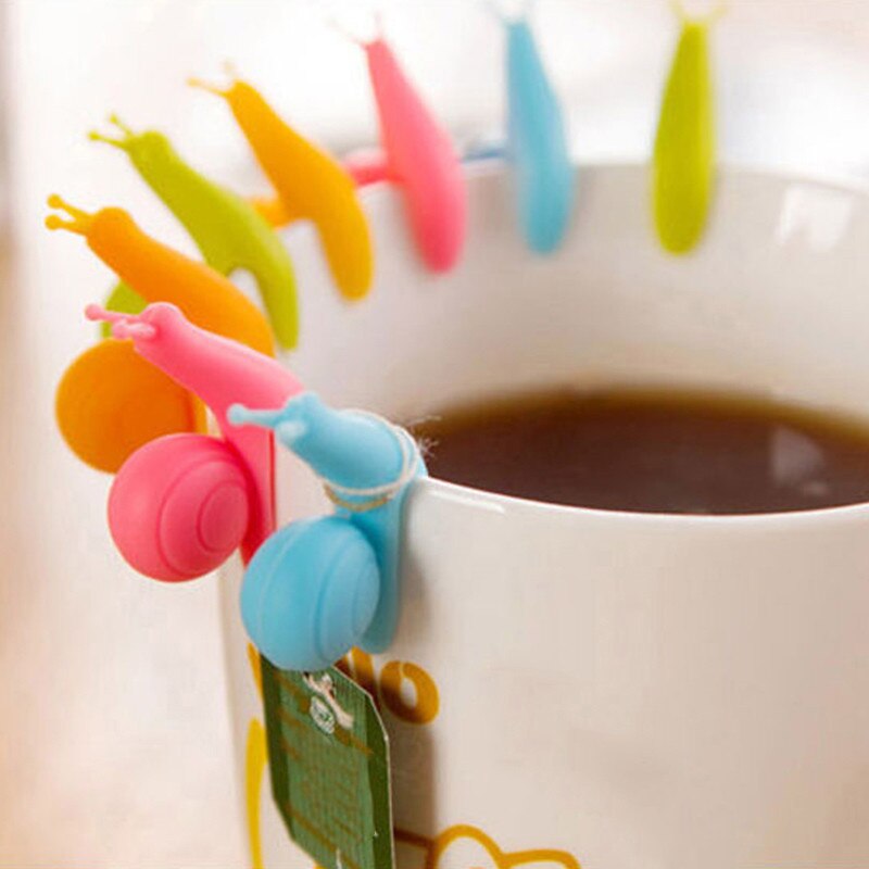 Mug Tea Bag Holders Mini Snail Design (5 Pcs)