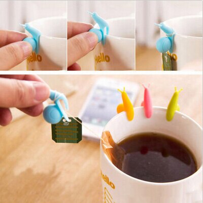 Mug Tea Bag Holders Mini Snail Design (5 Pcs)