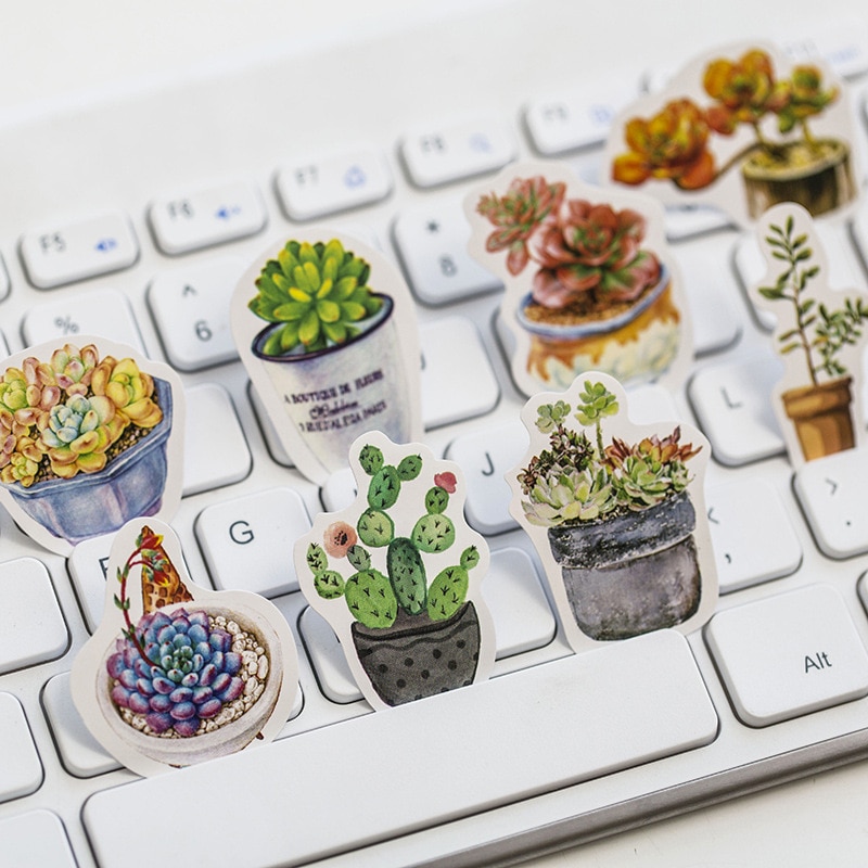 Plant Stickers Paper Stickers (50pcs)