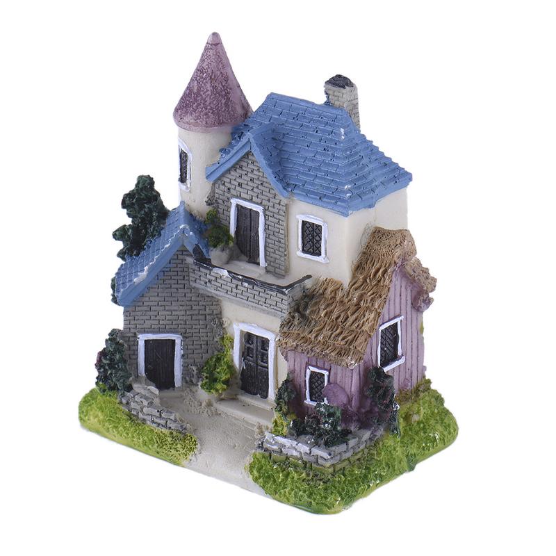 Mini Garden House Resin Ornament