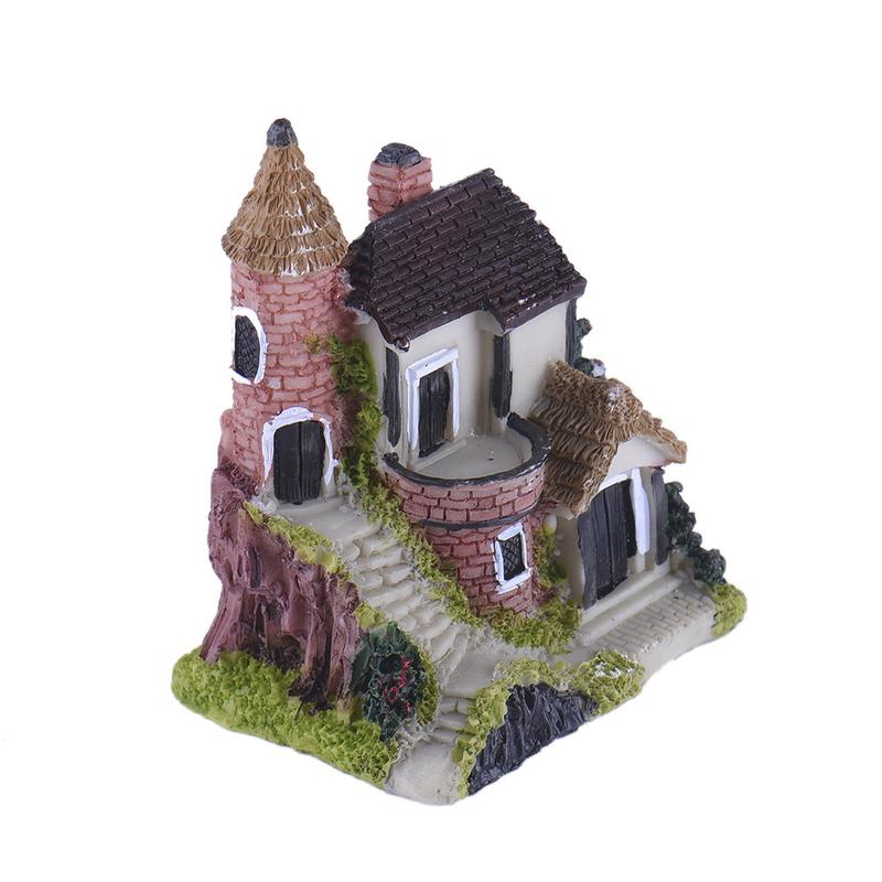 Mini Garden House Resin Ornament