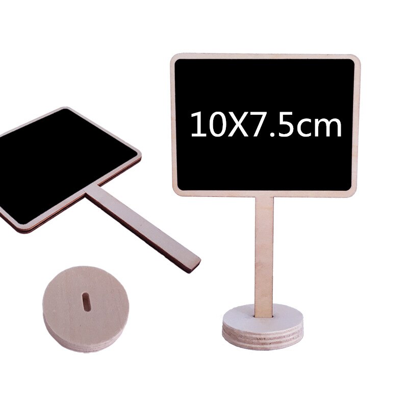 Mini Chalkboard Signs Wood Labels (10pcs)