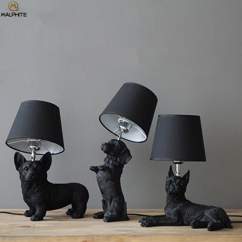 Dog Lamp Table Night Light