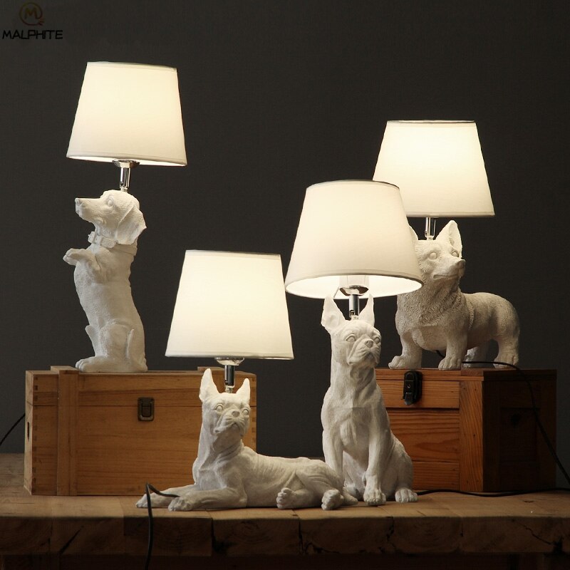 Dog Lamp Table Night Light