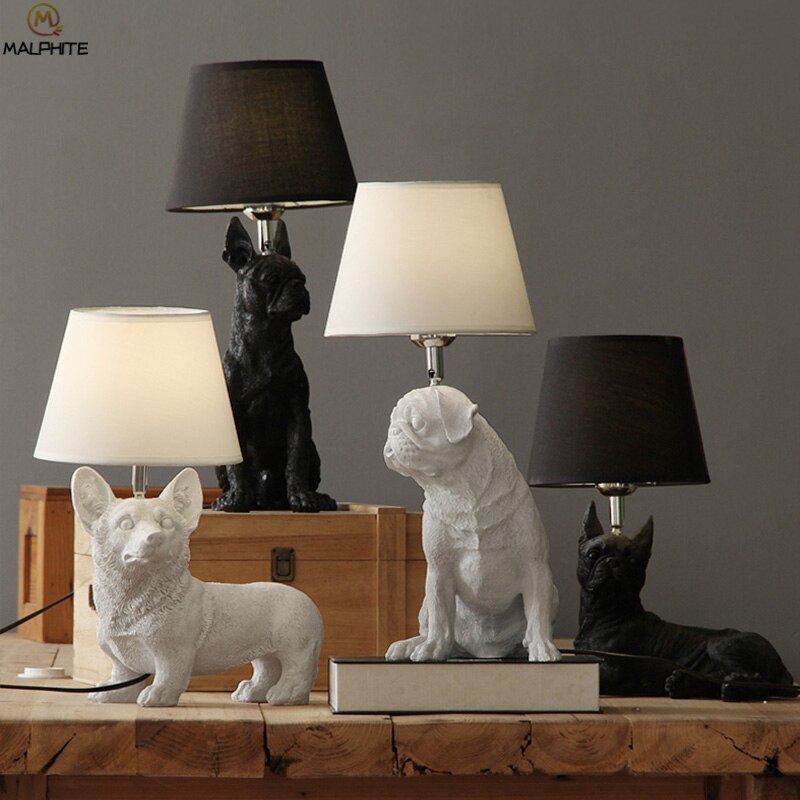 Dog Lamp Table Night Light