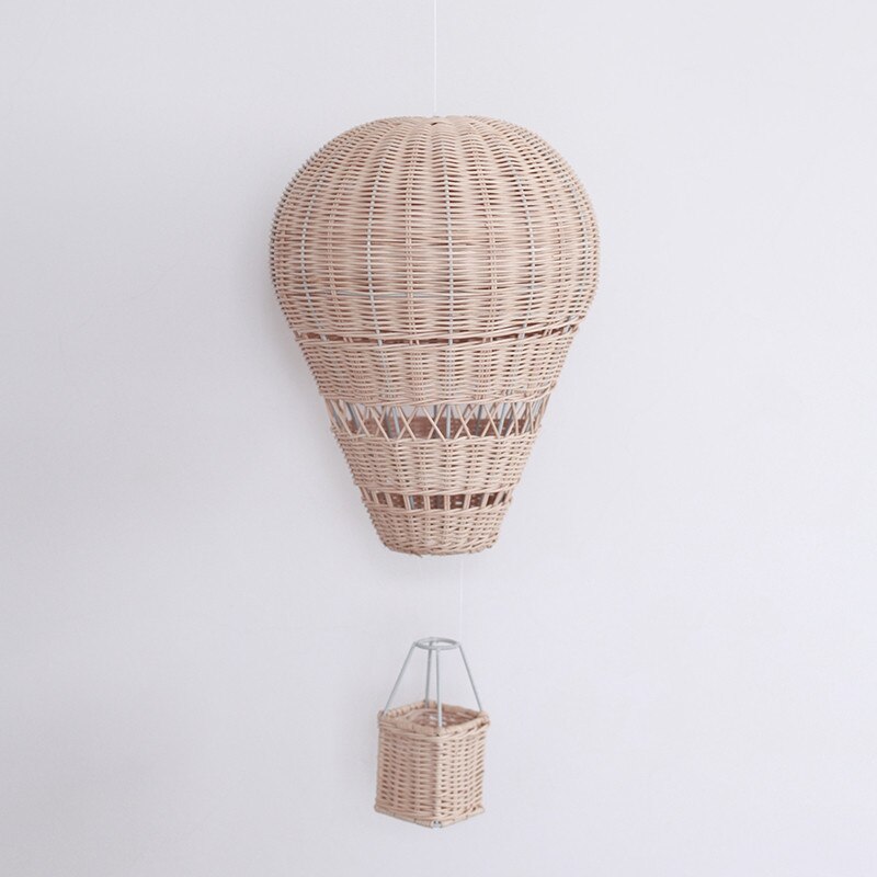 Hot Air Balloon Decor Rattan Ornament