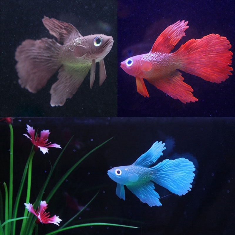 Artificial Fish Silicone Aquarium Decor