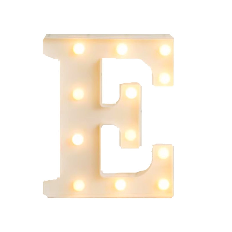 Luminous Plastic LED Letter Lights