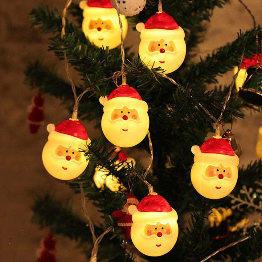 Santa Lights LED Christmas Decoration