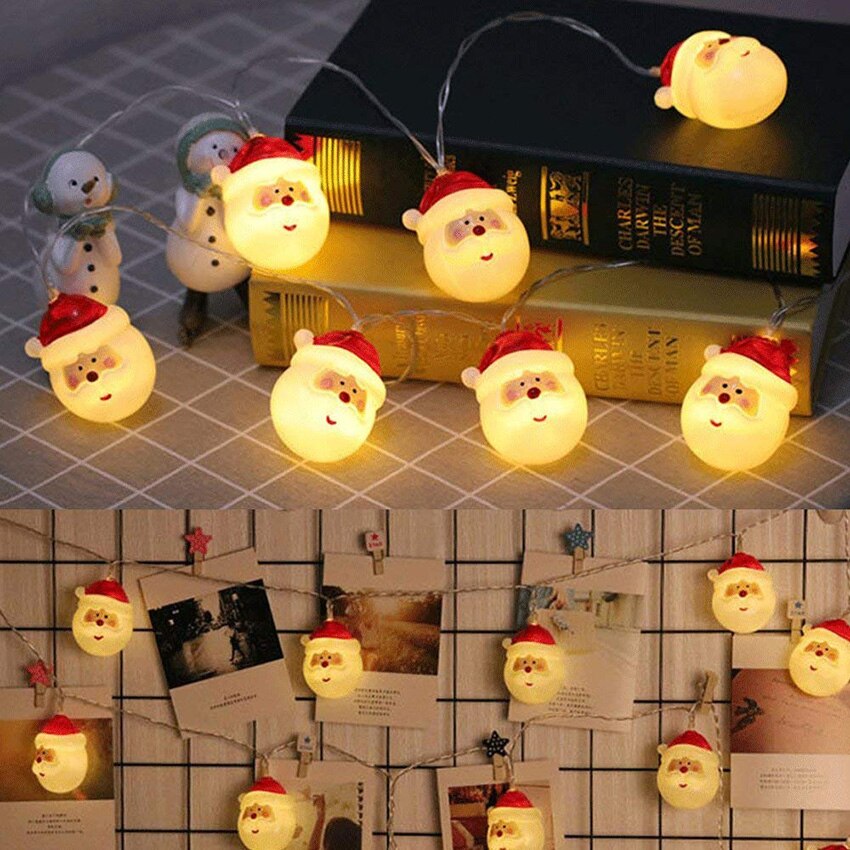 Santa Lights LED Christmas Decoration