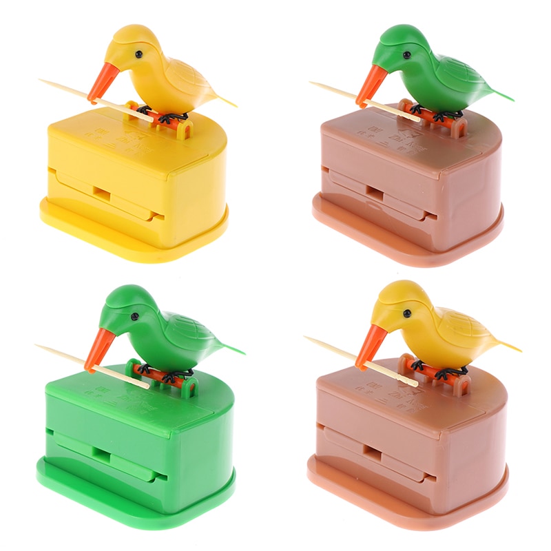 Bird Toothpick Dispenser Storage Box