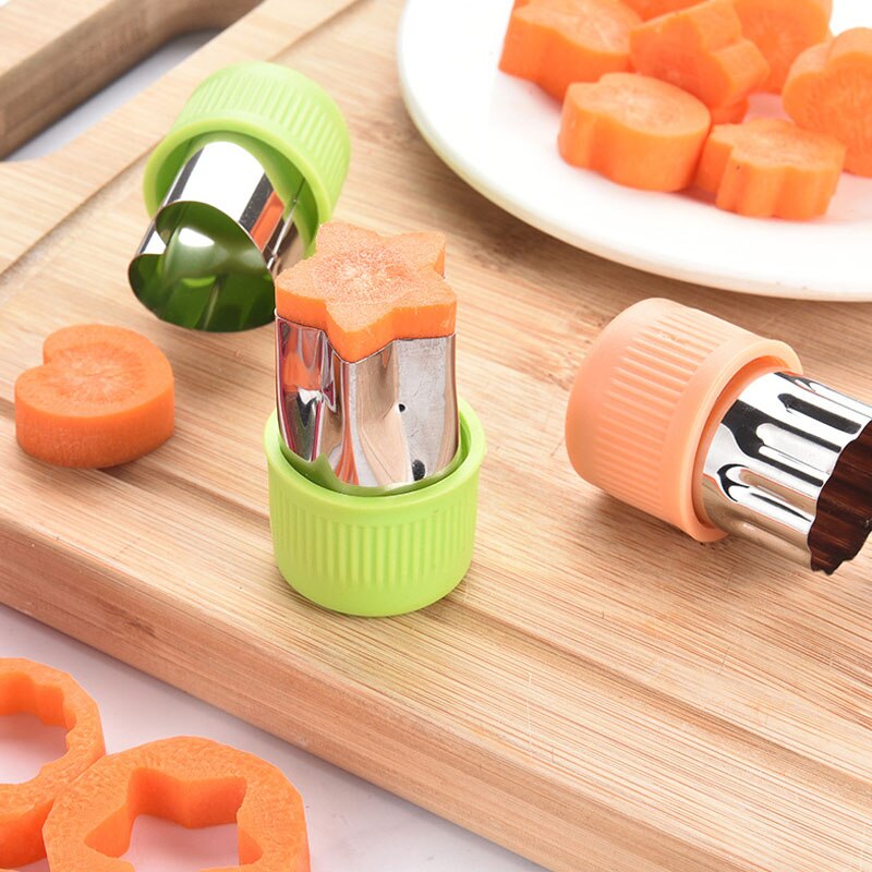 Vegetable Shape Cutters Set (3 Pcs)