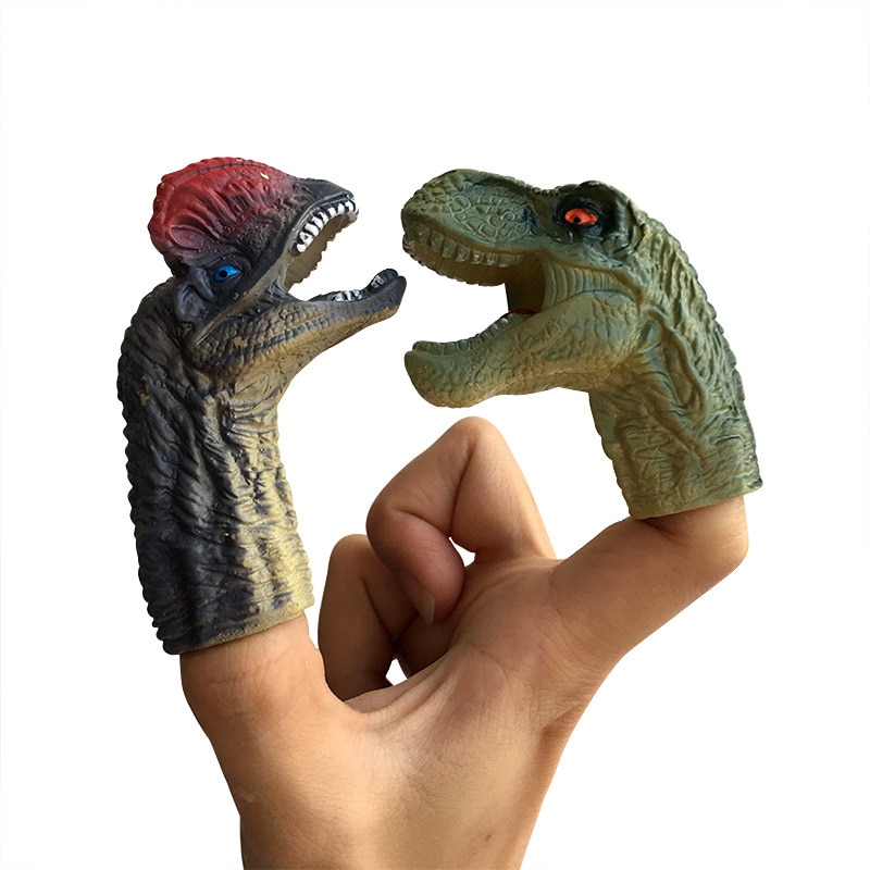 Dinosaur Finger Puppets Plastic Toys (5pcs)