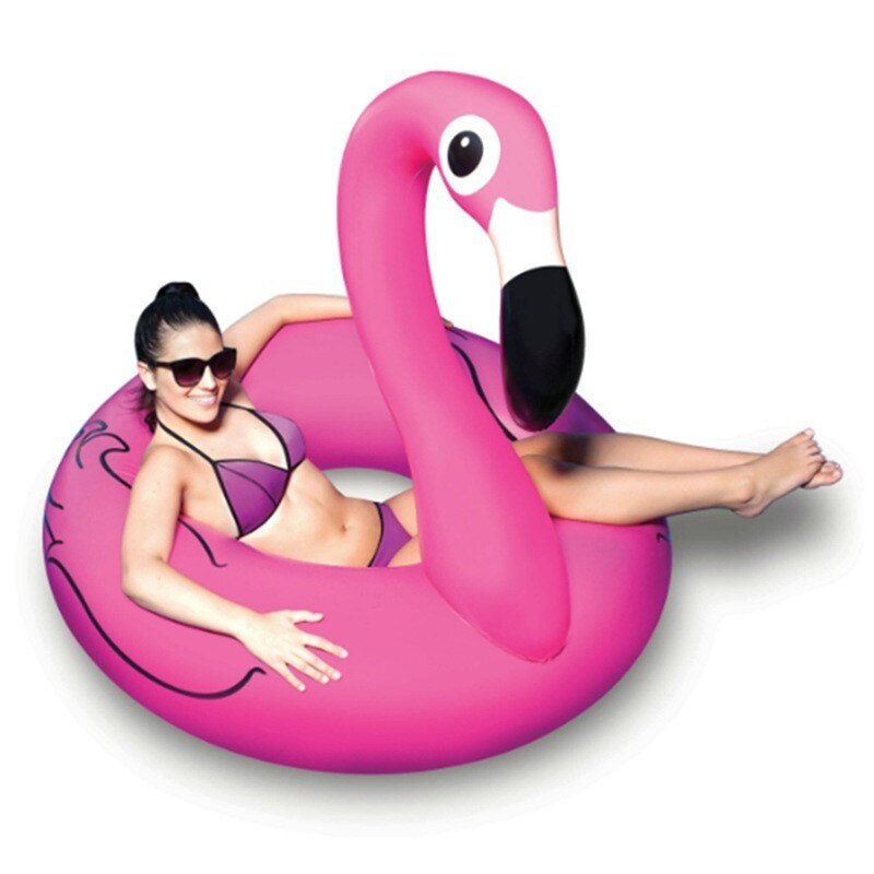 Giant Inflatable Flamingo Pool Floatie