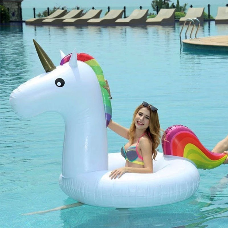 Giant Inflatable Flamingo Pool Floatie