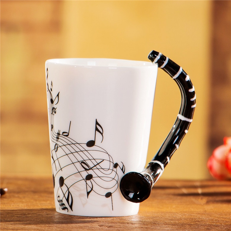 Guitar Mug 400ml Ceramic Mug