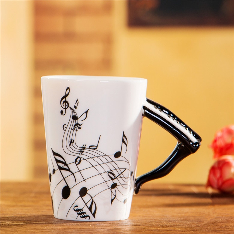 Guitar Mug 400ml Ceramic Mug