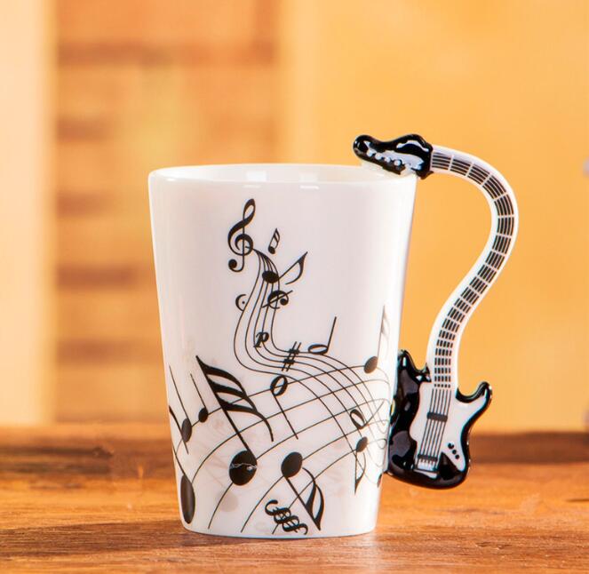 Guitar Mug 400ml Ceramic Mug