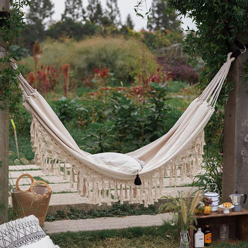 Macrame Hammock Outdoor Swing