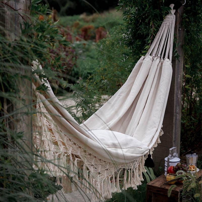 Macrame Hammock Outdoor Swing