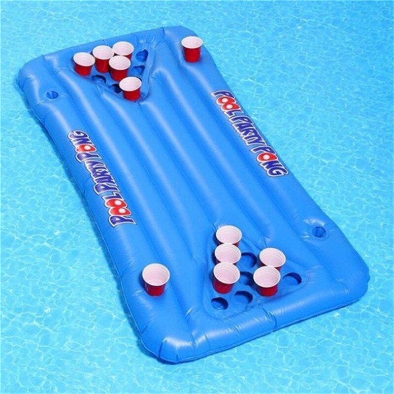 Pool Beer Pong Table Inflatable Floatie