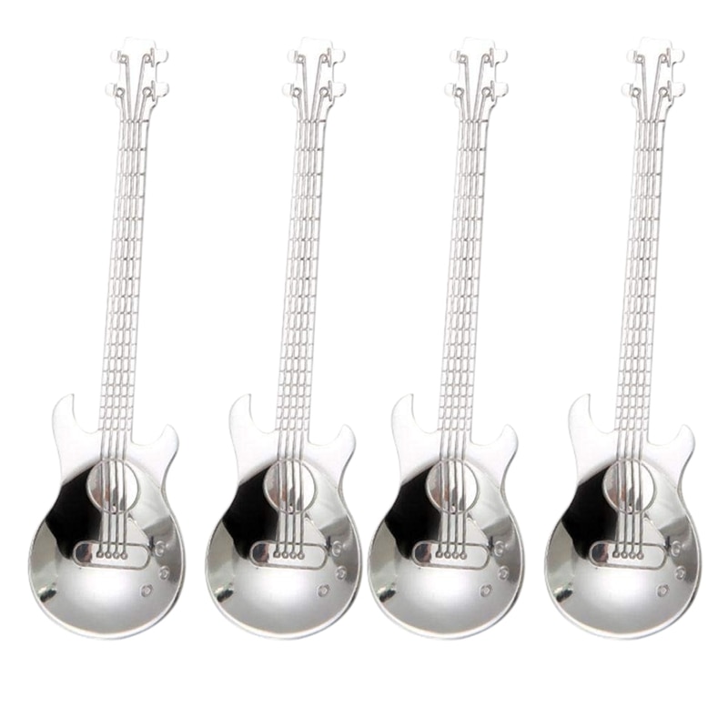 Guitar Spoon Stainless Steel (4pcs)