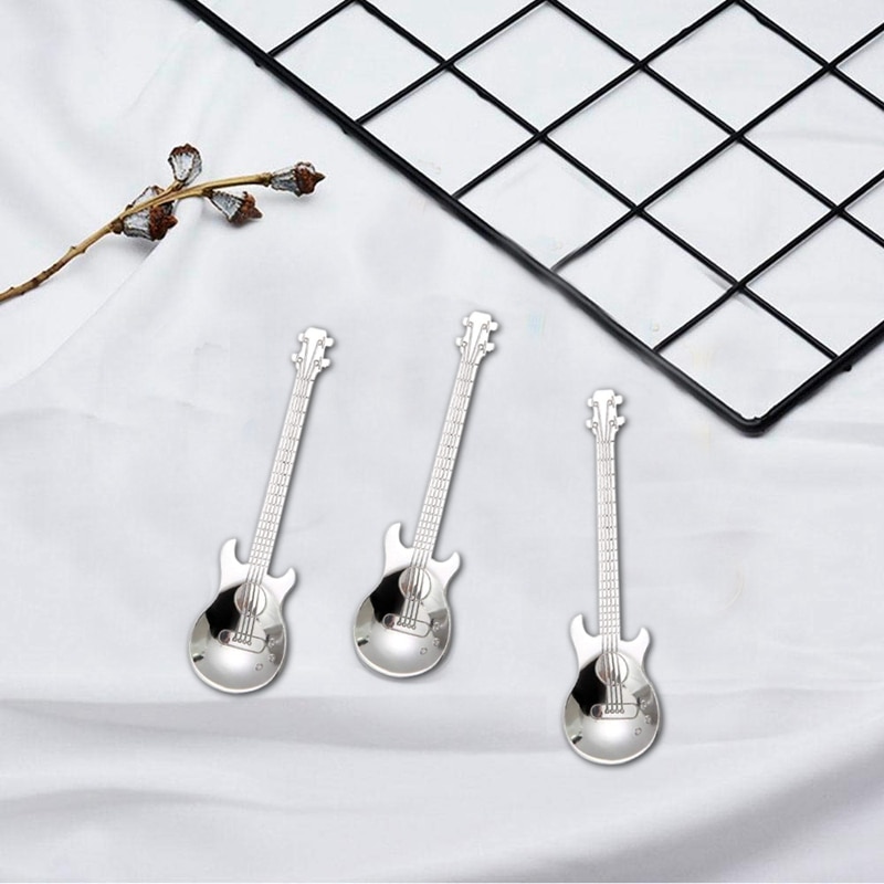 Guitar Spoon Stainless Steel (4pcs)