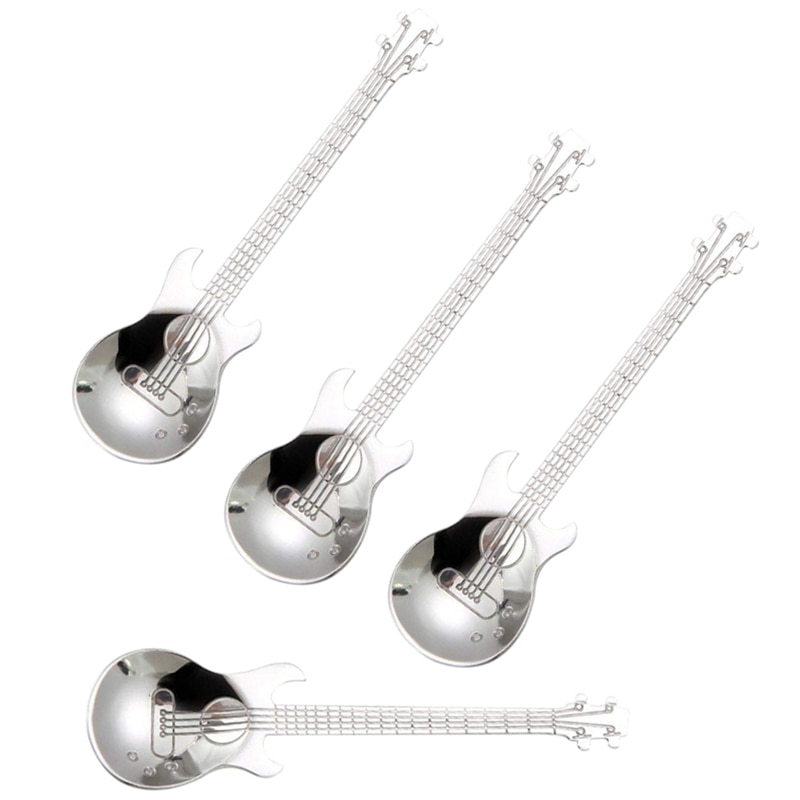 Guitar Spoon Stainless Steel (4pcs)