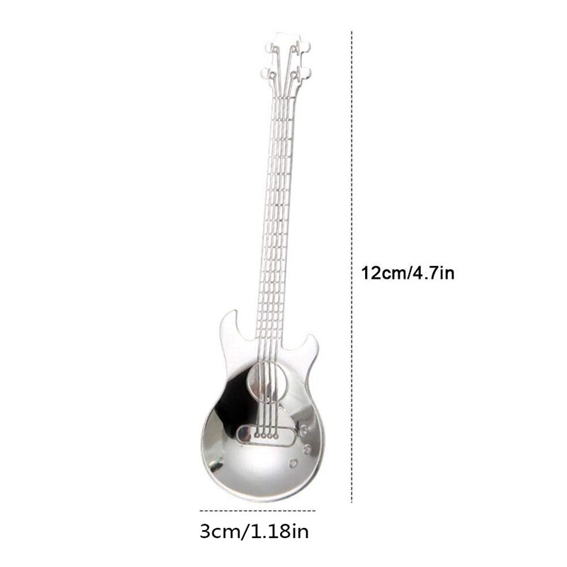 Guitar Spoon Stainless Steel (4pcs)