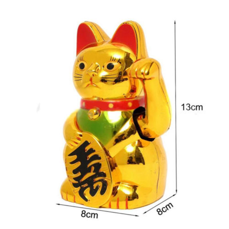 Chinese Lucky Cat Gold Waving Cat