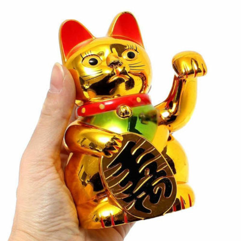 Chinese Lucky Cat Gold Waving Cat