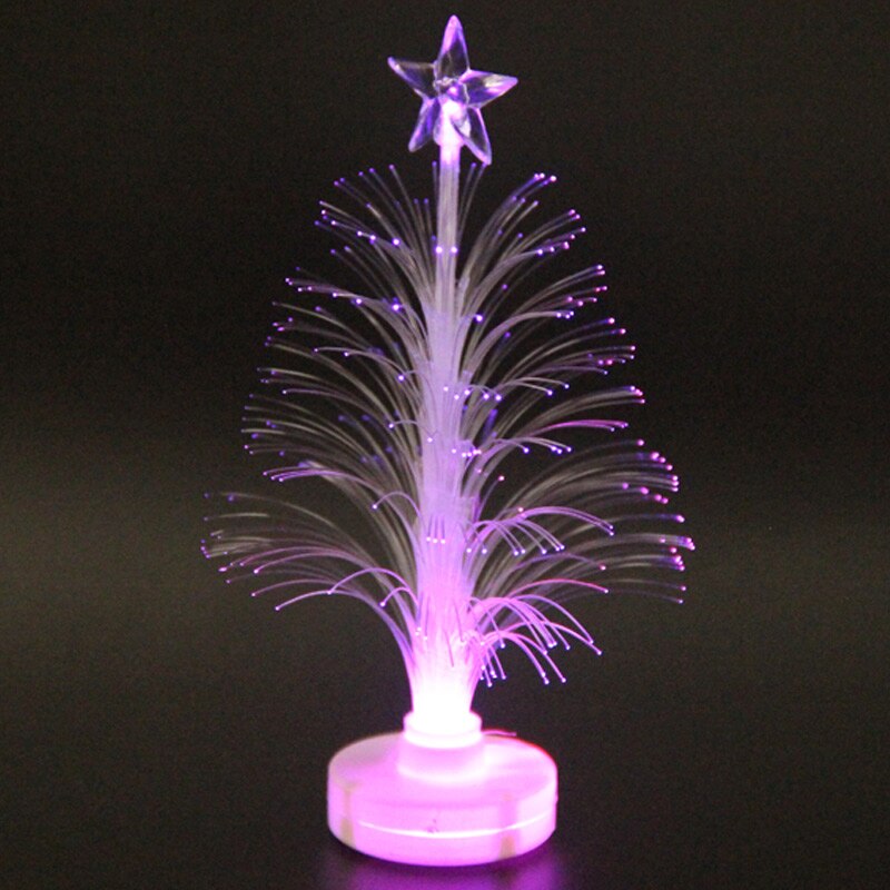 Small LED Christmas Tree Fiber Optic Decor