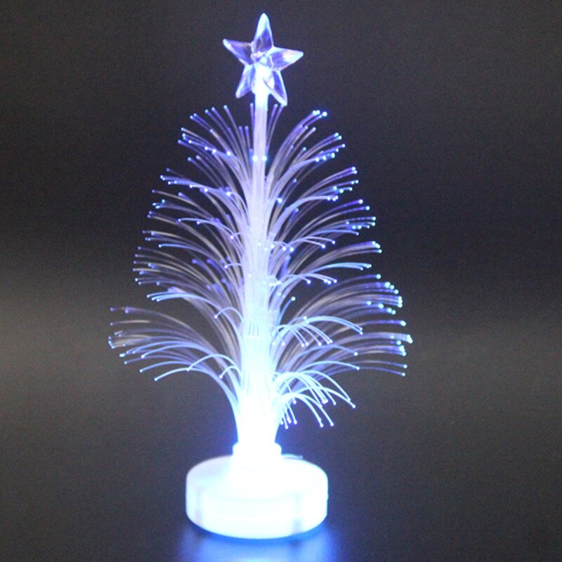 Small LED Christmas Tree Fiber Optic Decor