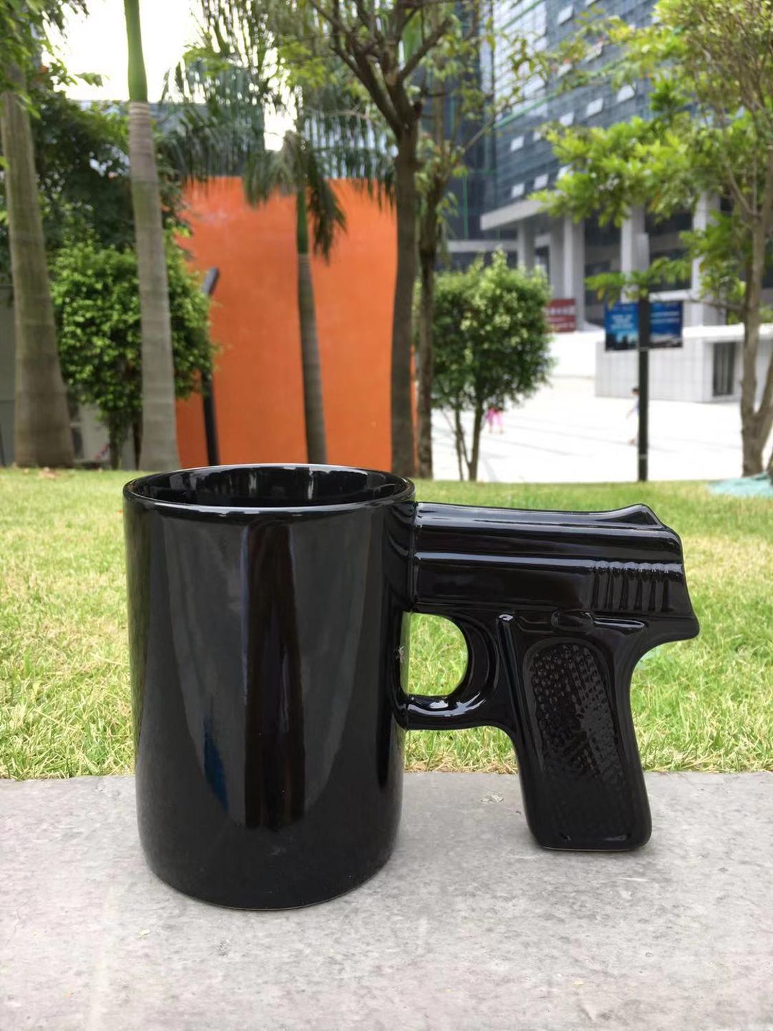 Gun Cup Ceramic Collectible Mug