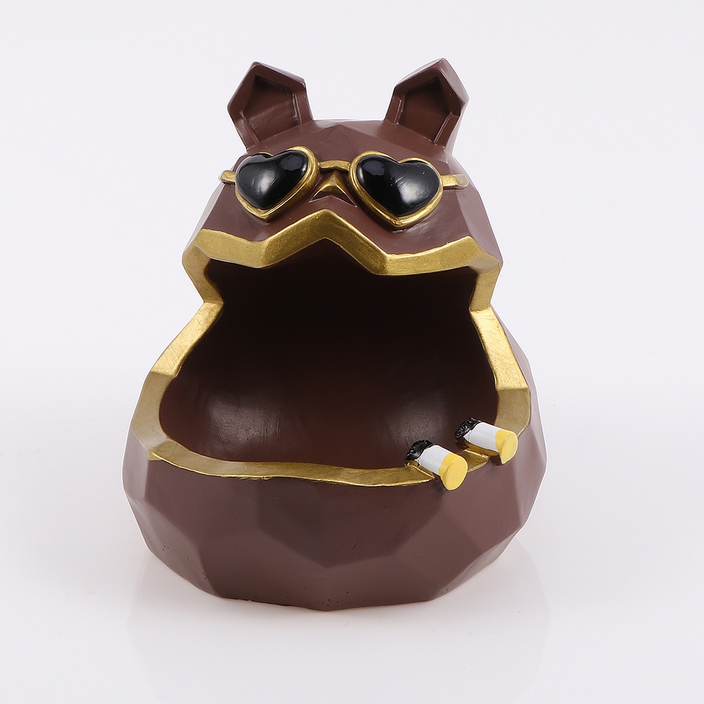 Funny Ashtray Creative Dog Design