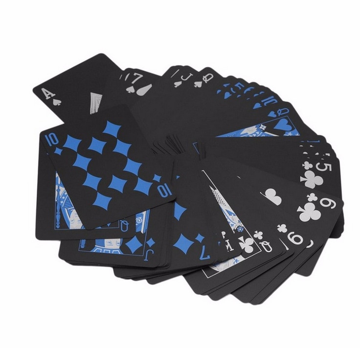 Black Playing Cards One Deck (52 Cards)