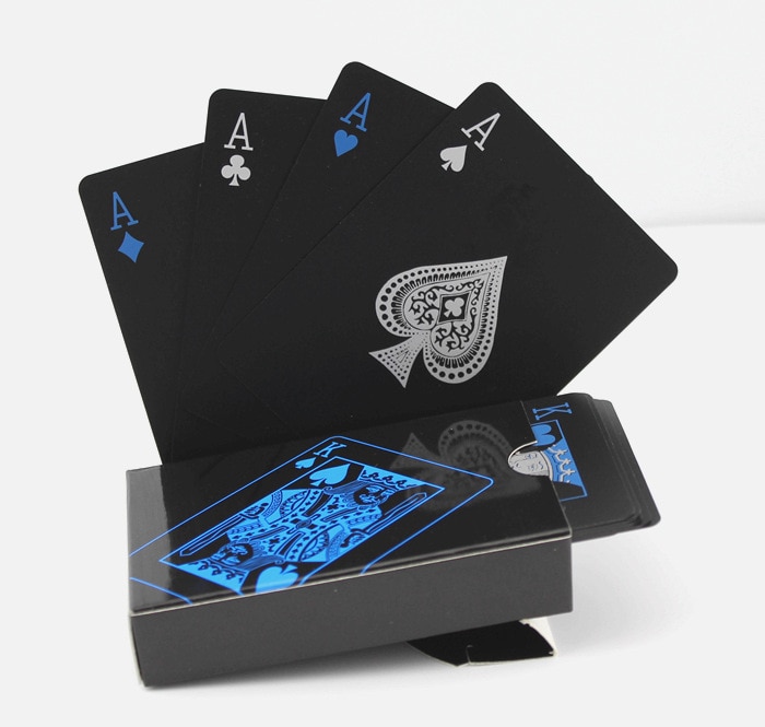 Black Playing Cards One Deck (52 Cards)