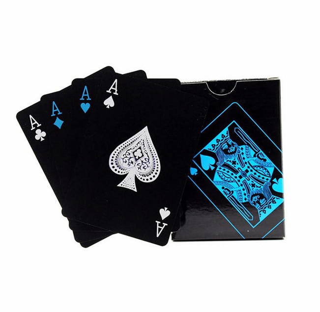 Black Playing Cards One Deck (52 Cards)