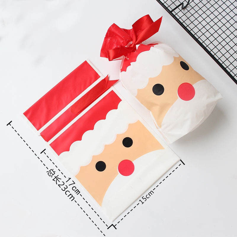 Christmas Goodie Bags with Ribbon